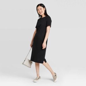 Target A New Day Short Sleeve Midi T Shirt Dress